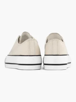 Dames Graceland Beige Canvas Sneaker