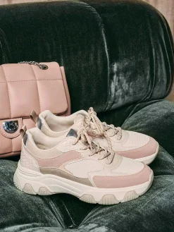 Dames Oxmox Beige Chunky Sneaker