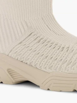 Dames Oxmox Beige Hoge Sneaker