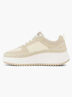 Dames Oxmox Beige Platform Sneaker