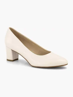Dames Graceland Beige Pump Blokhak