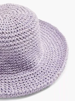 Dames Graceland Beige Rieten Hoed