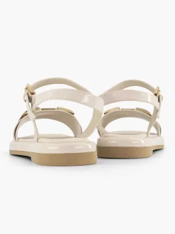 Dames Graceland Beige Sandaal Siergesp