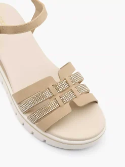 Dames Graceland Beige Sandalette