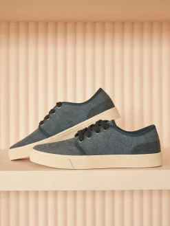 Heren Memphis One Blauwe Canvas Sneaker