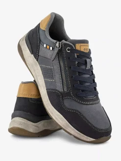 Heren Easy Street Blauwe Comfort Veterschoen