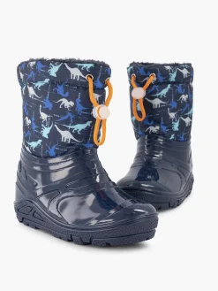 Kinderen Landrover Blauwe Regenlaars Dino Gevoerd