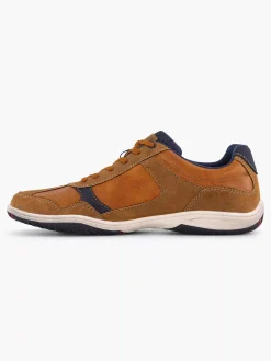 Heren Easy Street Bruine Comfort Sneaker