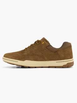 Heren Caterpillar Bruine Suede Sneaker