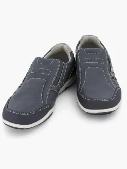 Heren Easy Street Donkerblauwe Comfort Instapper