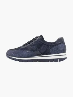 Dames Medicus Donkerblauwe Comfort Sneaker Croco