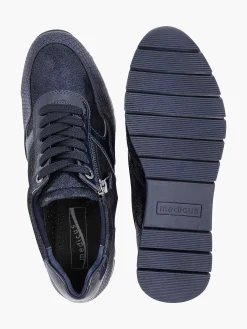 Dames Medicus Donkerblauwe Comfort Sneaker Croco