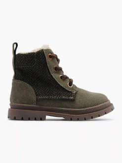 Kinderen Vty Donkergroene Veterboot