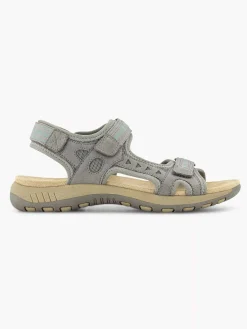 Dames Easy Street Grijze Comfort Sandaal