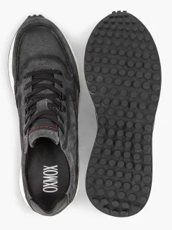 Heren Oxmox Grijze Leren Sneaker