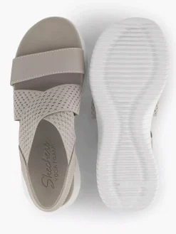 Dames Skechers Grijze Sandalen Neon Star