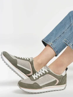 Dames Esprit Groene Sneaker