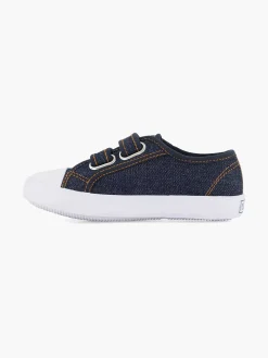 Kinderen Vty Jeansblauwe Gymschoen Klittenband