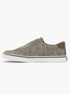 Heren FILA Licht Beige Canvas Instapper