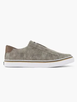 Heren FILA Licht Beige Canvas Instapper
