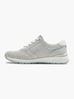Dames Medicus Lichtblauwe Leren Sneaker