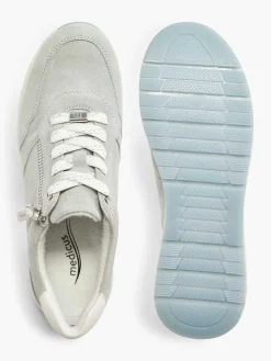 Dames Medicus Lichtblauwe Leren Sneaker