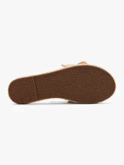Dames Graceland Lichtoranje Slipper Roesjes