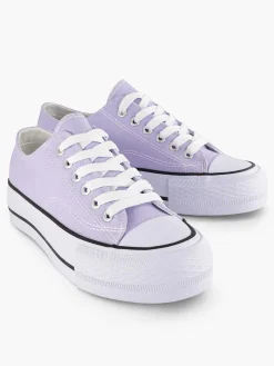Dames Graceland Lila Canvas Sneaker