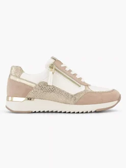 Dames Medicus Roze Leren Sneaker