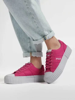 Dames FILA Roze Platform Canvas Sneaker