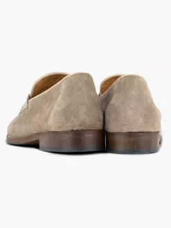 Heren AM SHOE Taupe Suede Instapper