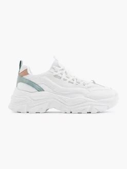 Dames Oxmox Witte Chunky Sneaker
