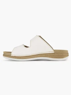 Dames Easy Street Witte Comfort Slipper