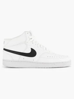 Heren Nike Witte Court Vision Mid