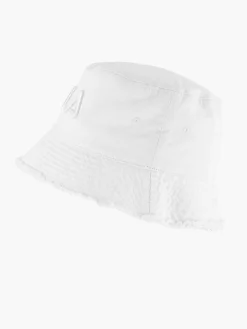 Dames FILA Witte Bucket Hat Mit