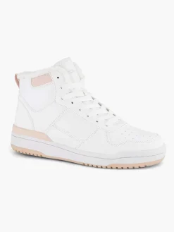 Dames Graceland Witte Hoge Sneaker