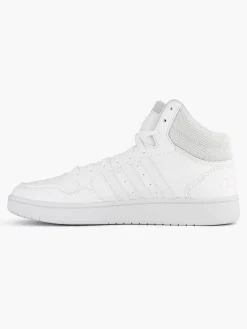 Heren adidas Witte Hoops 3.0 Mid