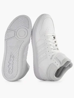 Heren adidas Witte Hoops 3.0 Mid