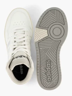 Dames adidas Witte Hoops 3.0 Mid