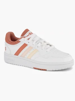 Dames adidas Witte Hoops 3.0 W