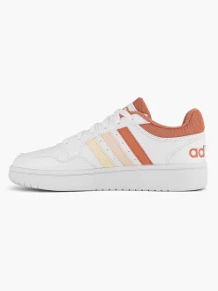 Dames adidas Witte Hoops 3.0 W