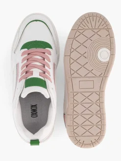 Dames Oxmox Witte Retro Sneaker Roze