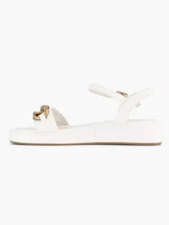 Dames Oxmox Witte Sandaal Sierketting