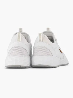Dames Bench Witte Sneaker Memory Foam