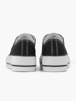 Dames Graceland Zwarte Canvas Sneaker