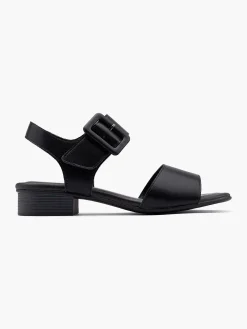 Dames Easy Street Zwarte Comfort Sandaal