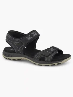 Dames Easy Street Zwarte Comfort Sandaal