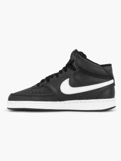 Dames Nike Zwarte Court Vision Mid