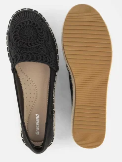 Dames Graceland Zwarte Espadrille