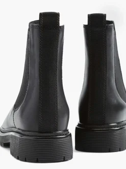 Dames 5th Avenue Zwarte Leren Chelsea Boot